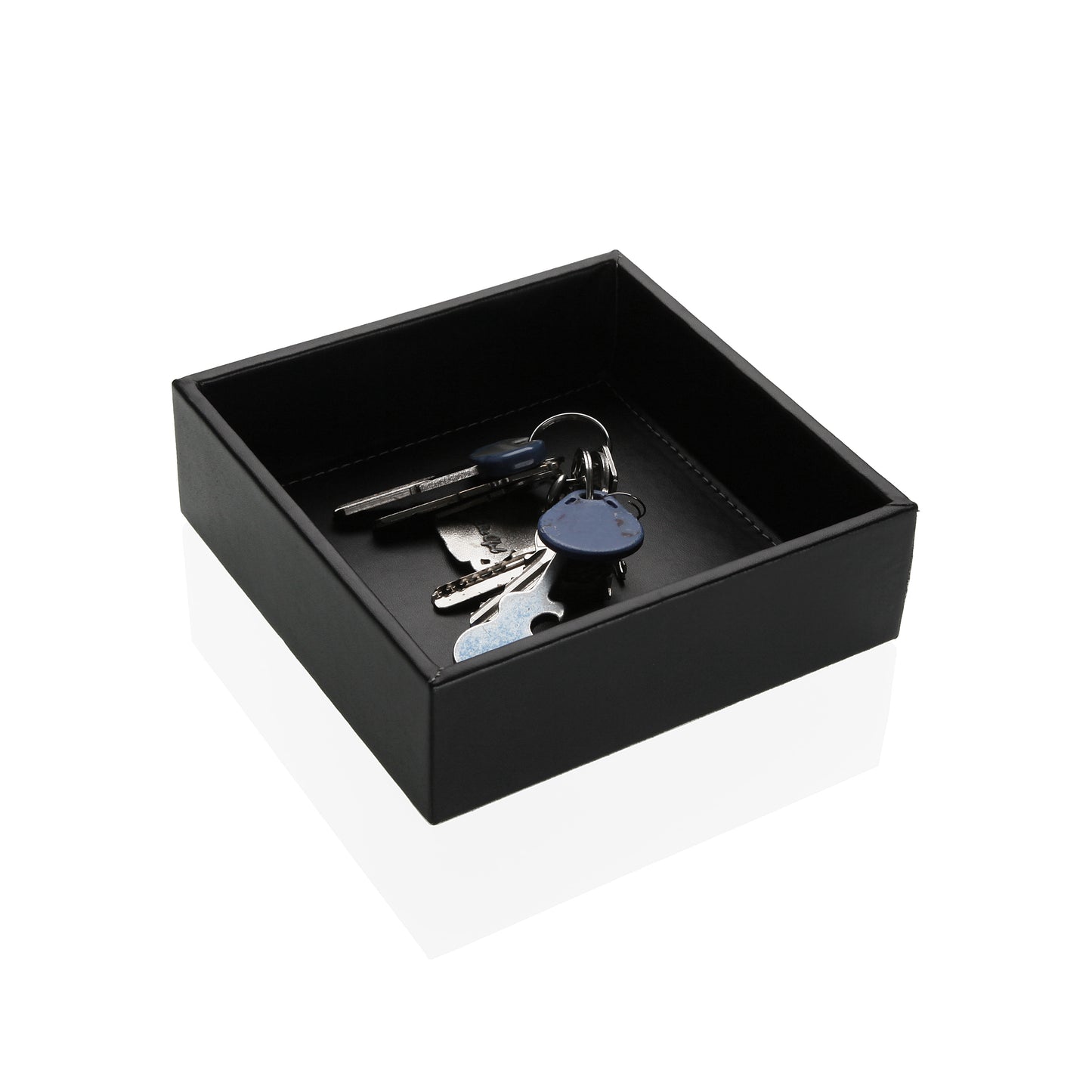 DAMDAM GO Bandeja Organizador Para Accesorios, Vaciabolsillos Para Llaves, Almacenamiento Aparador Organizador, Teléfono, Moneda, Joyería y Mesa de Noche