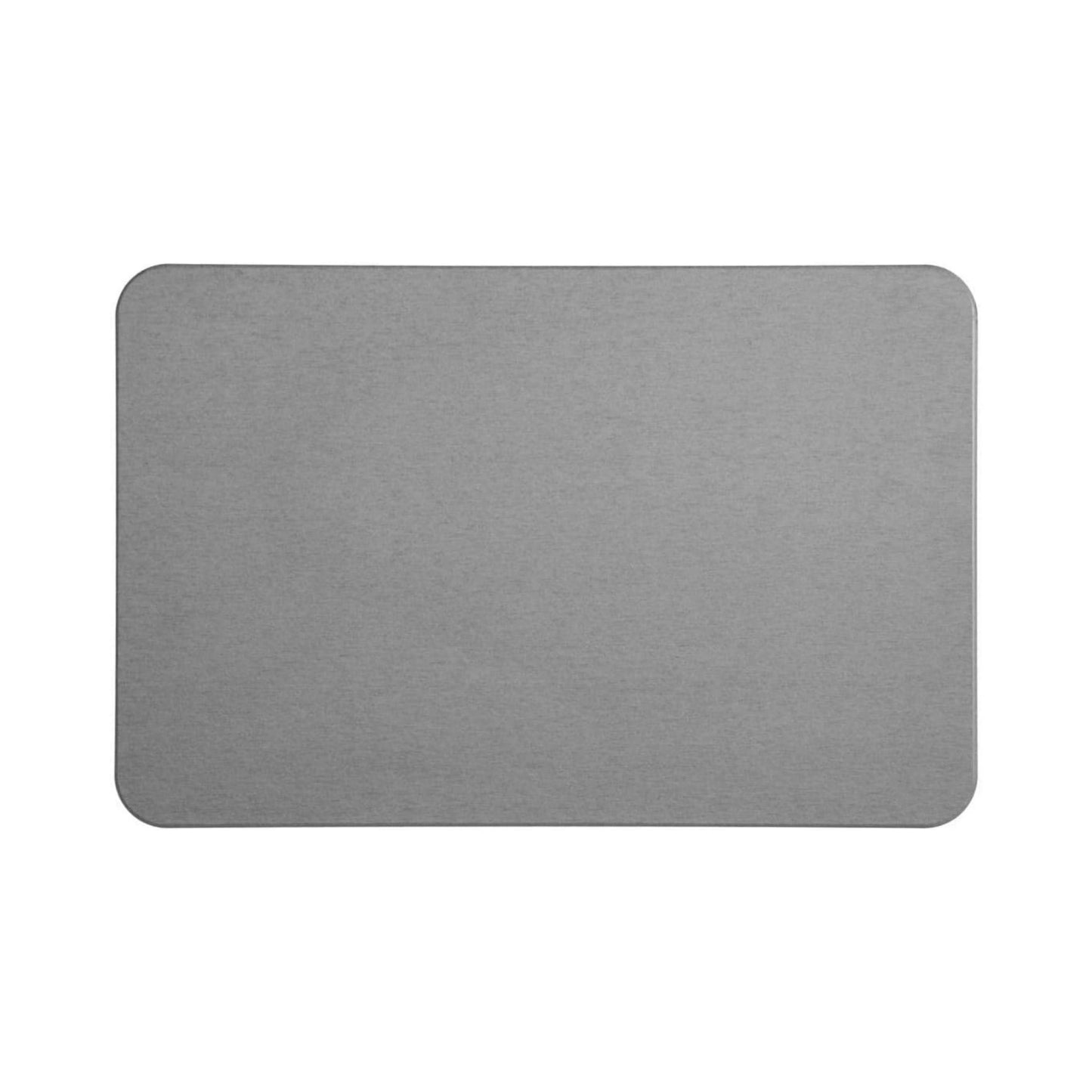 Alfombra de Diatomita 39x60cm Gris, Roca Natural Porosa, Ligera y Rígida, Ultra Absorbente, Antideslizante, Higiénica, Contemporánea y Fácil de Limpiar