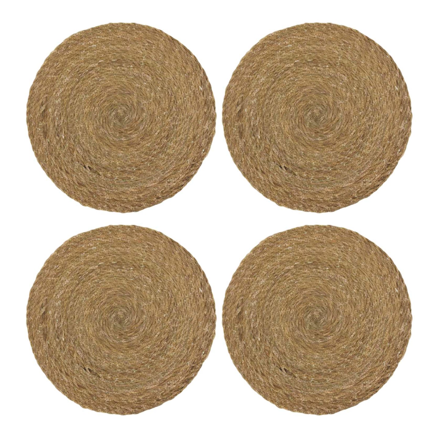 Juego de 4 Manteles Individuales,Salvamanteles de Redondos Multiusos, Manteles Individuales para Mesa de Comedor Conjunto de 4