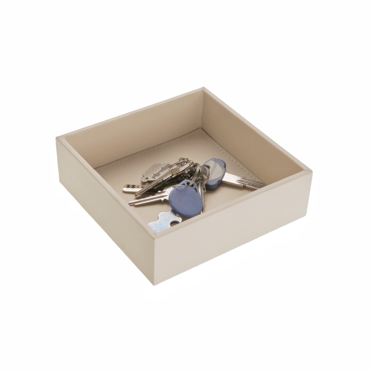 DAMDAM GO Bandeja Organizador Para Accesorios, Vaciabolsillos Para Llaves, Almacenamiento Aparador Organizador, Teléfono, Moneda, Joyería y Mesa de Noche