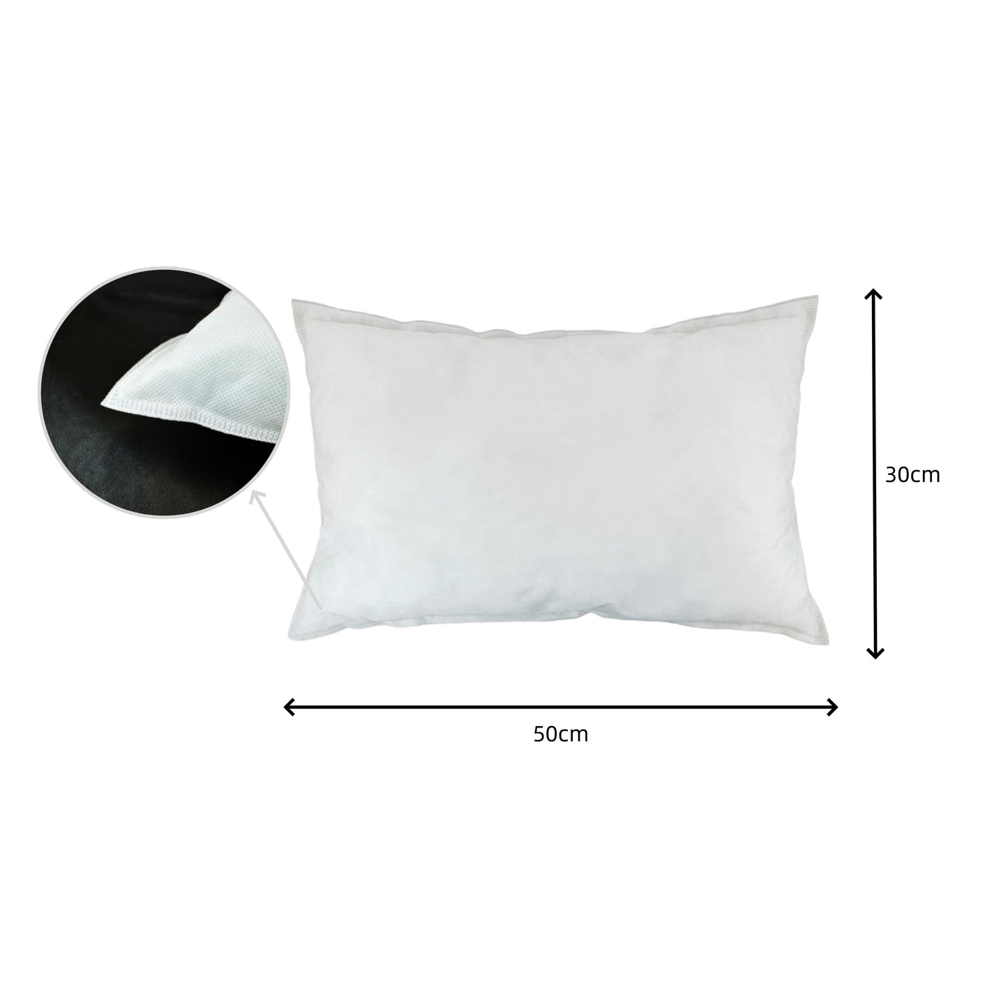 DAMDAM GO Relleno de Cojín Pack de 2, Relleno de Cojín, Rellenos Esponjosidad, Cojín Decorativo para Casa