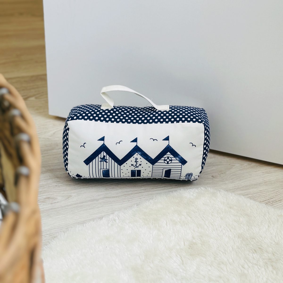 Sujetapuertas Poliéster Arena, Tope Puerta Pack 2, Color Azul 24x9x11 (TOPE PUERTA - PACK 2)