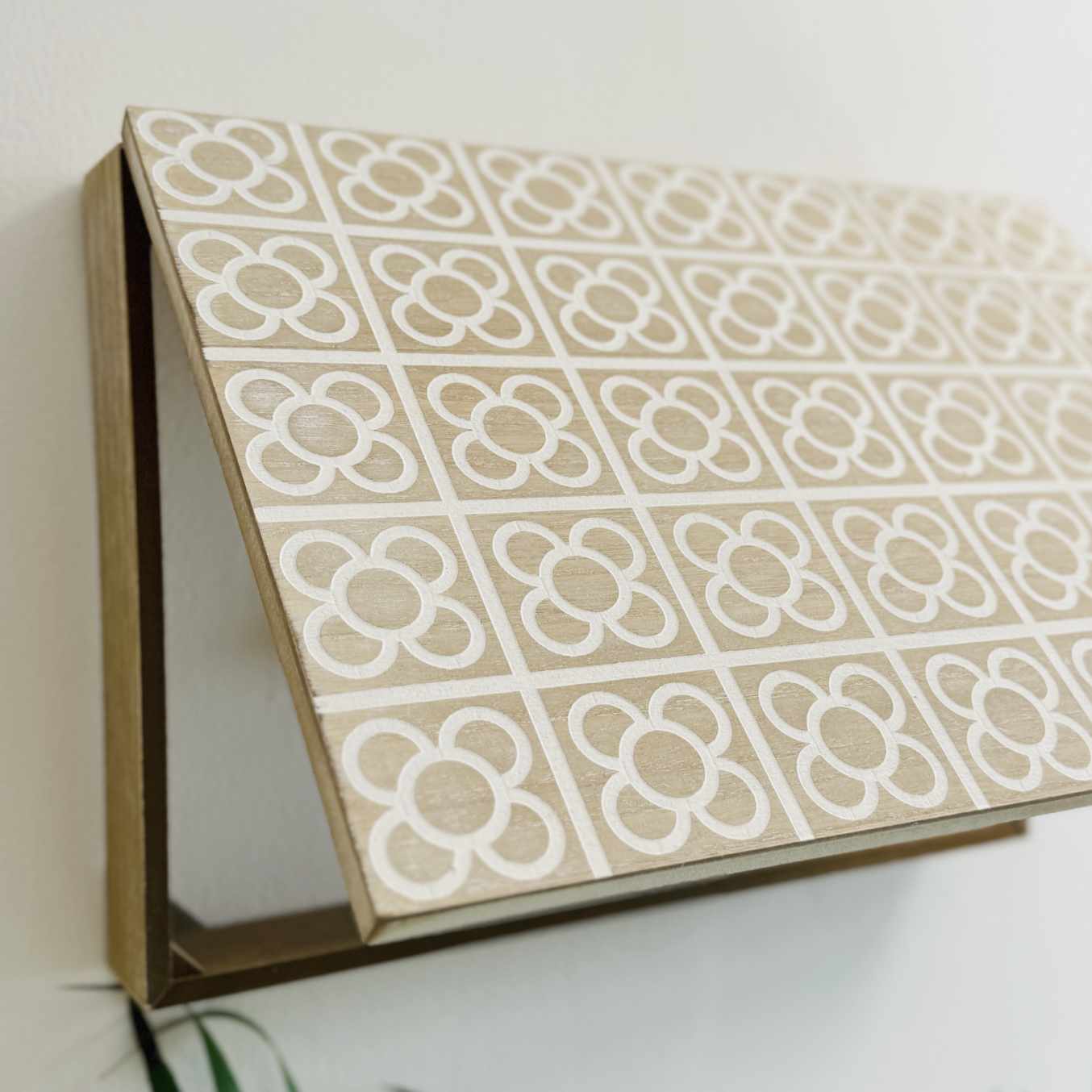 Tapa Contador de Luz Decorativa de Madera, Cubre Cuadro Eléctrico con Diseño, Estilo Nórdico