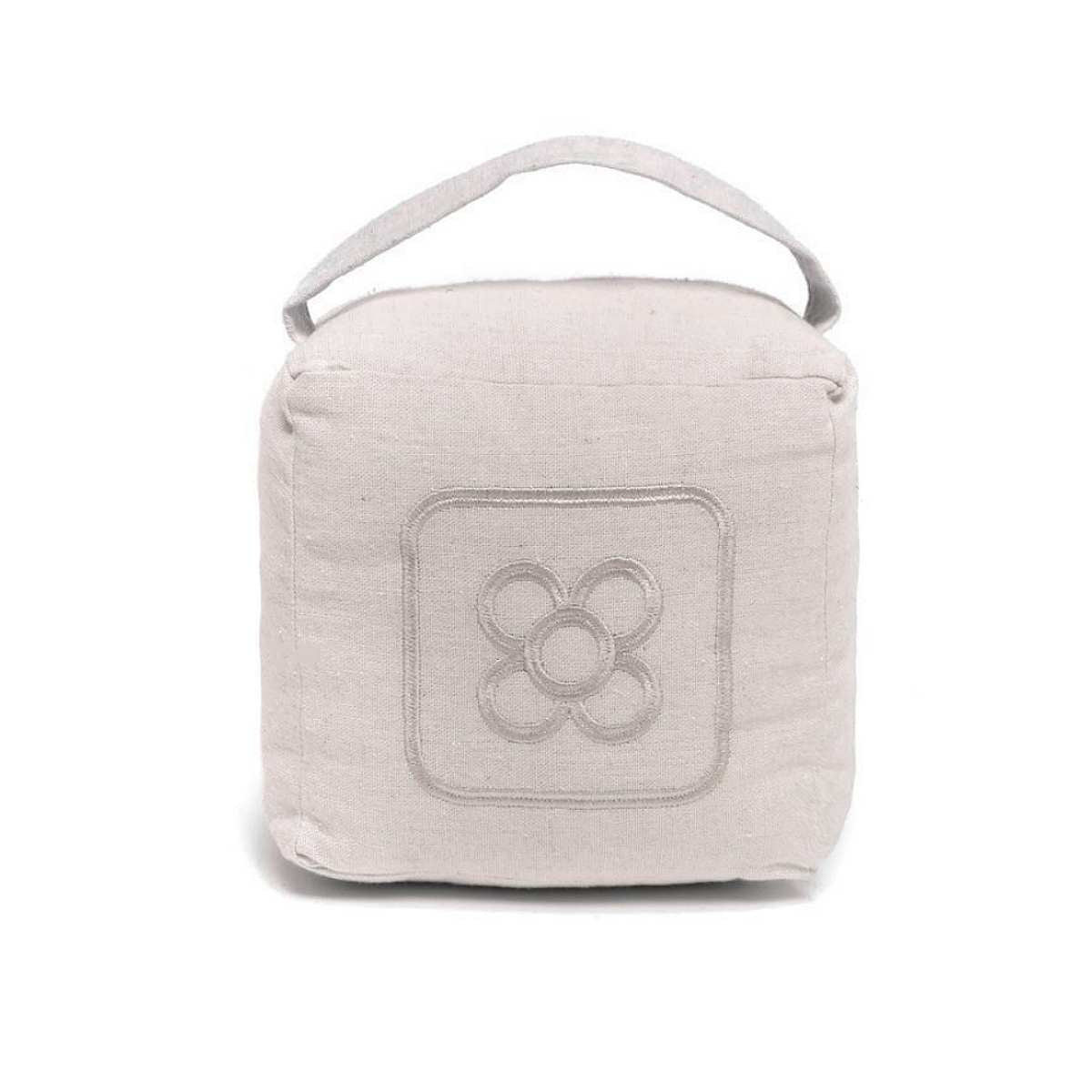 Sujetapuertas Poliéster, Tope Puerta Beige Con Cuerda, 15x10x15 (TOPE PUERTA - PANOT)