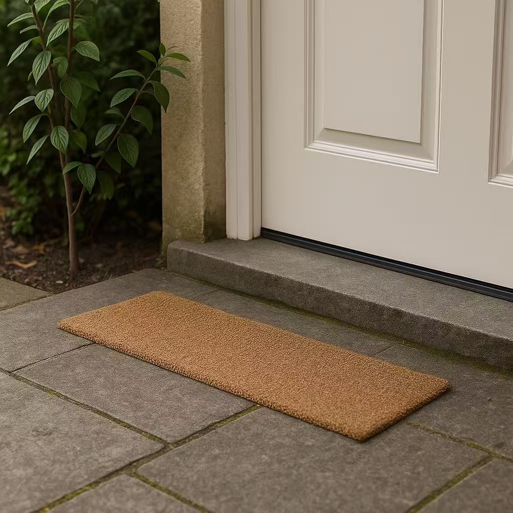 Felpudo de Fibra de Coco 75x25cm Antideslizantes - Alfombras Originales para la Entrada a Casa, Pasillos, Puertas de Exterior