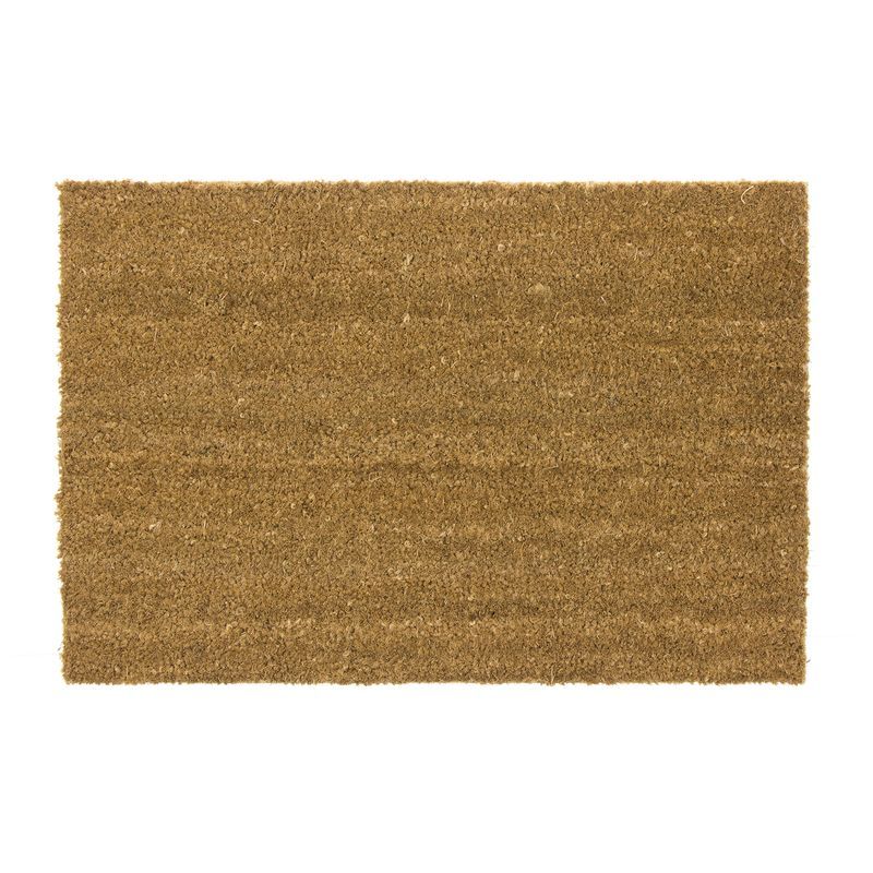 DAMDAM GO Felpudo Fibra de Coco 70x40cm Antideslizantes - Alfombras Originales para la Entrada a Casa, Pasillos, Puertas de Exterior - Panot