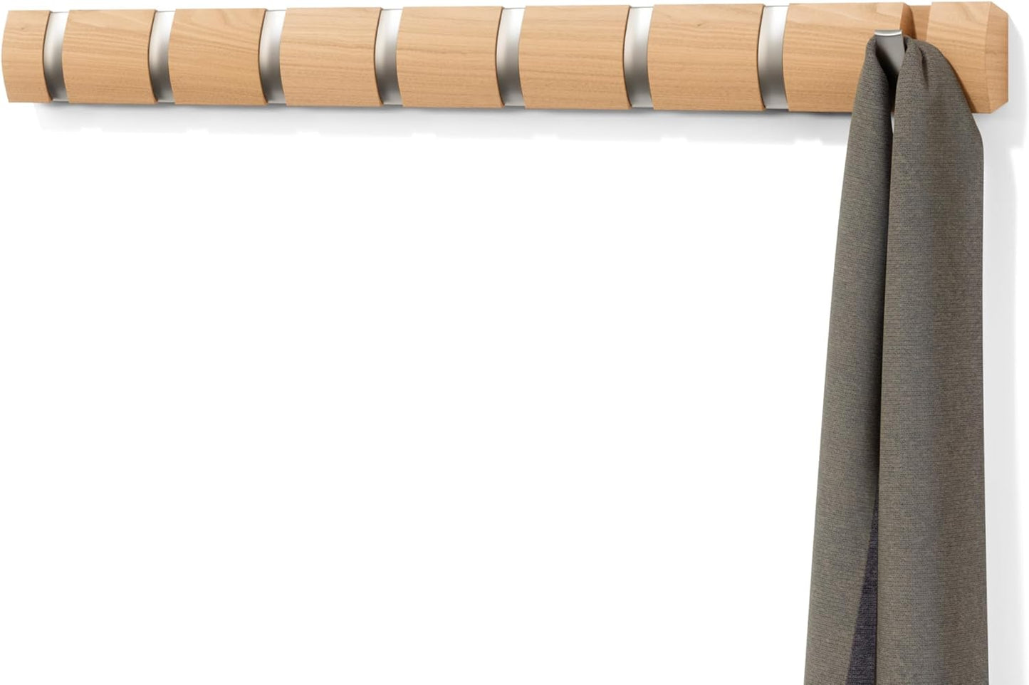 Flip Perchero de Pared con Ganchos extraíbles