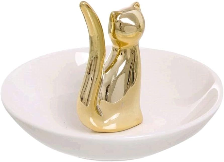 Anillero Gato Oro