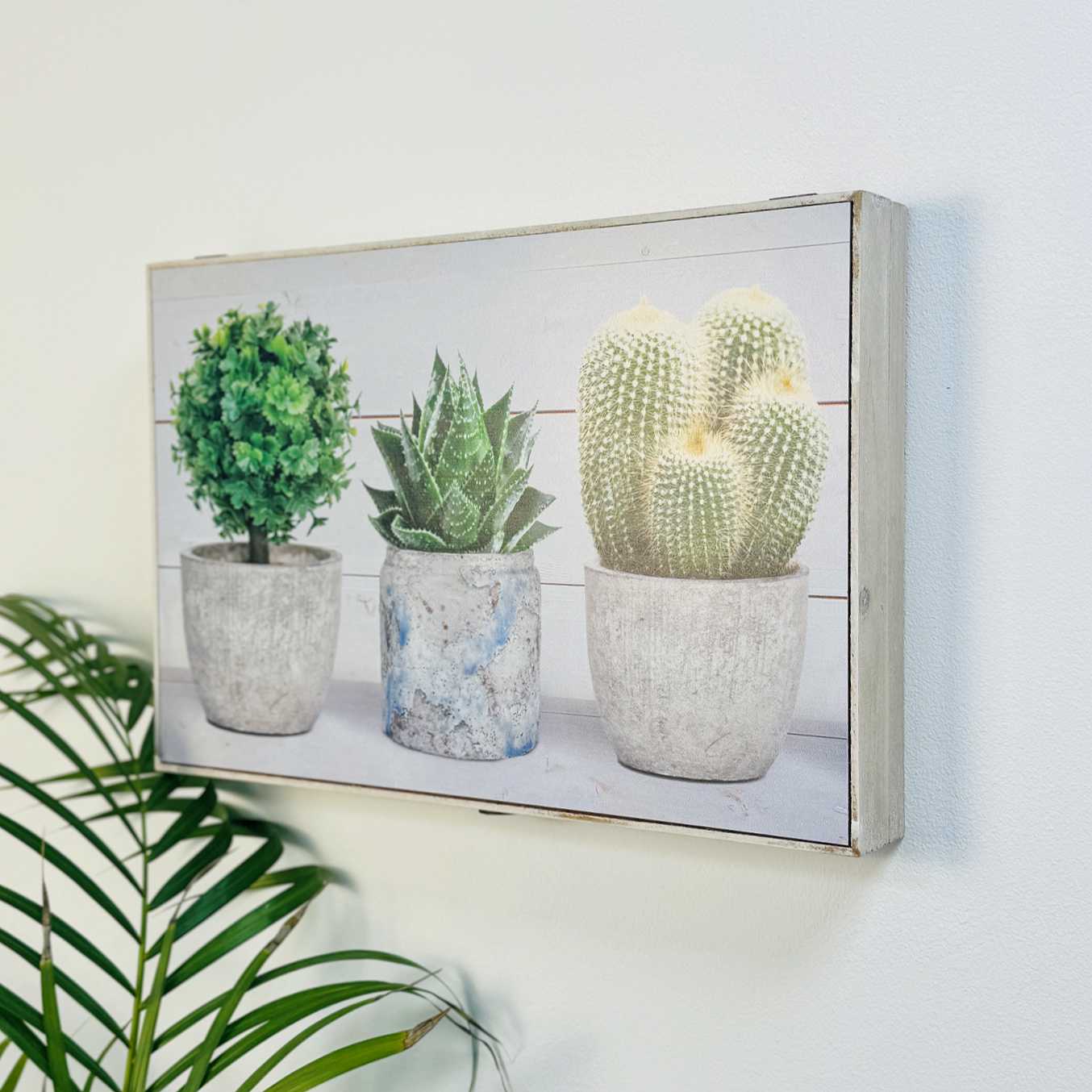 DAMDAM GO Tapa Contador de luz Cubre Cuadros electricos macetas Lienzo Madera