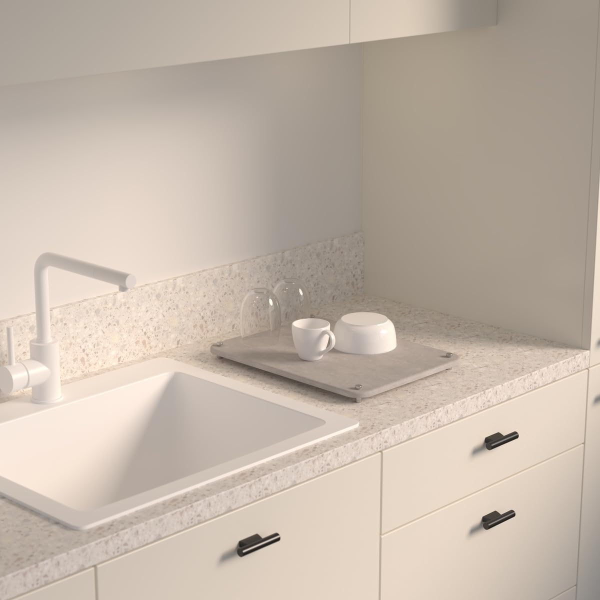 Alfombra de Diatomita Gris 40x30cm