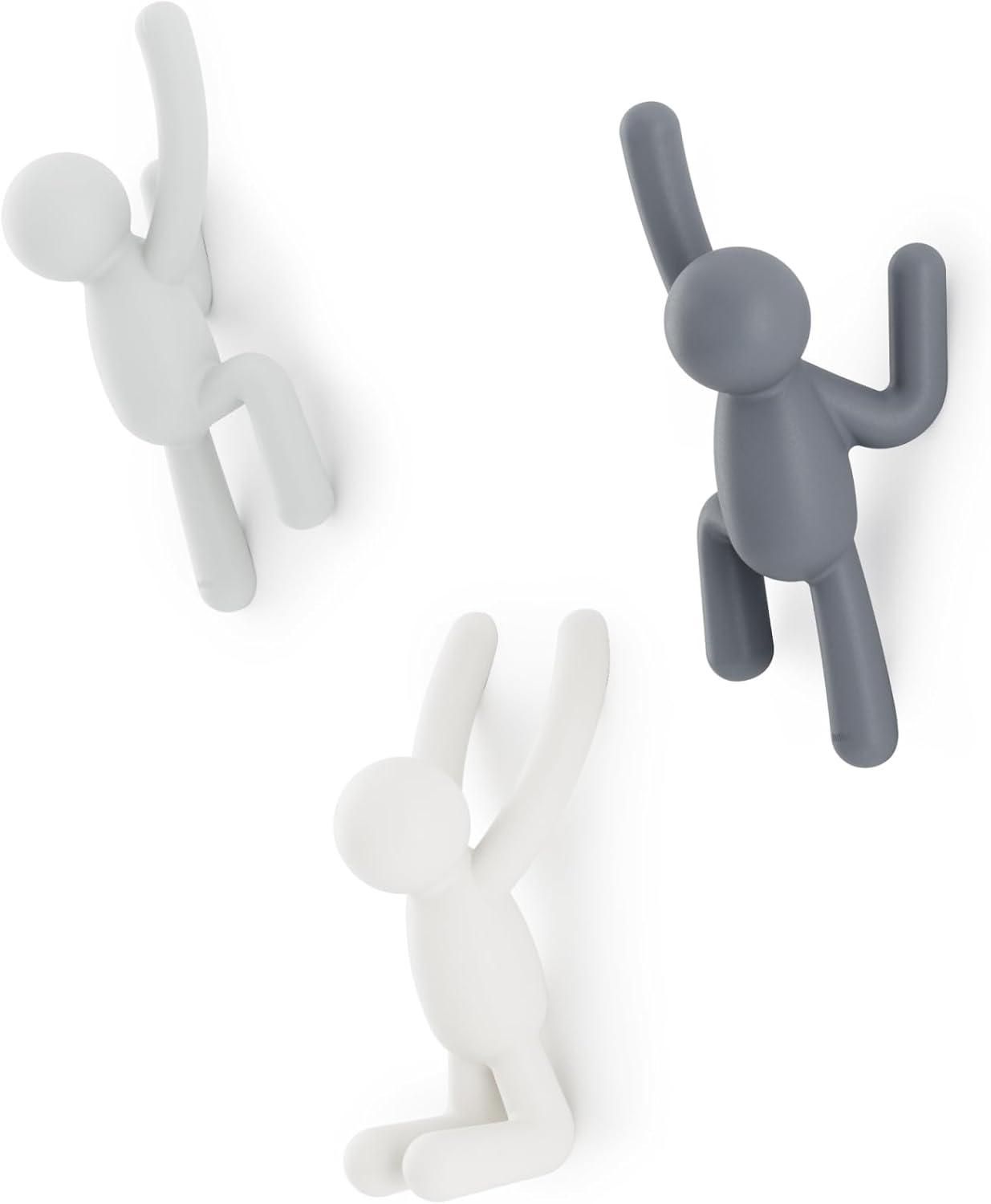 Umbra Buddy Ganchos de pared, juego de 3