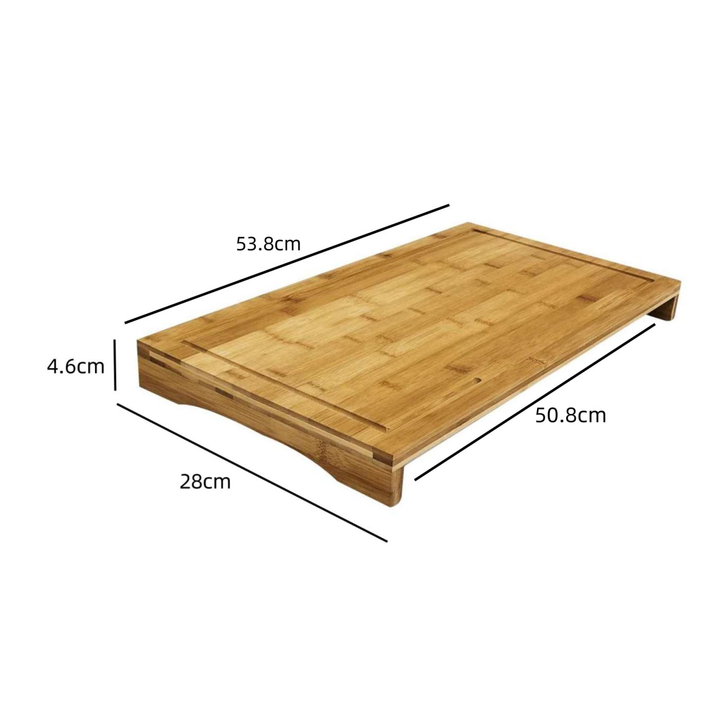 Tabla Cortar de Cocina de Bambú Multiusos, Cubre Vitrocerámica, Función de Protector de Vitrocerámica, Bandeja de Presentación de Alimentos