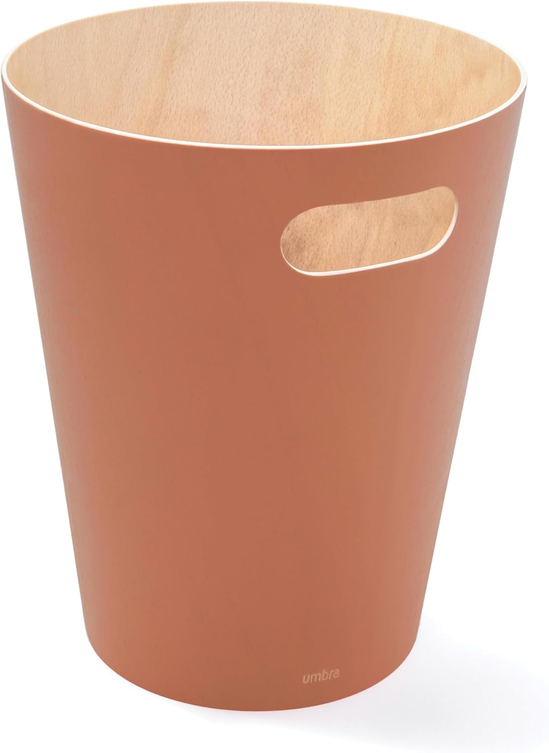 Woodrow Cesto de basura, con capacidad de 7.5 l, Blanco/Natural