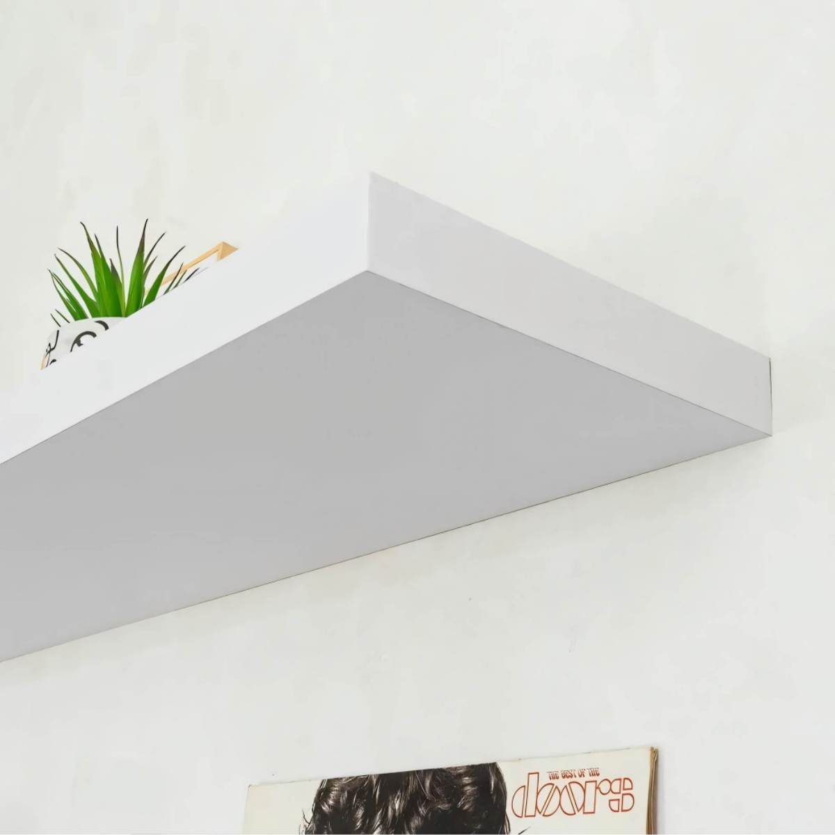Estante Balda de Pared Flotante, Estante de Pared Madera MDF, Para Salón, Cocina y Dormitorio