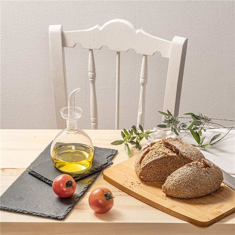 Aceitera de Cristal Antigoteo Forma Redonda 500 ml
