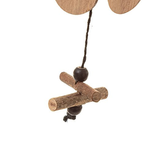 Colgantes Decorativo Madera 5 x 0,50 x 100 cm piñas y Hojas.