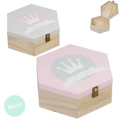 Set 2 Cajas Madera Corona 2C