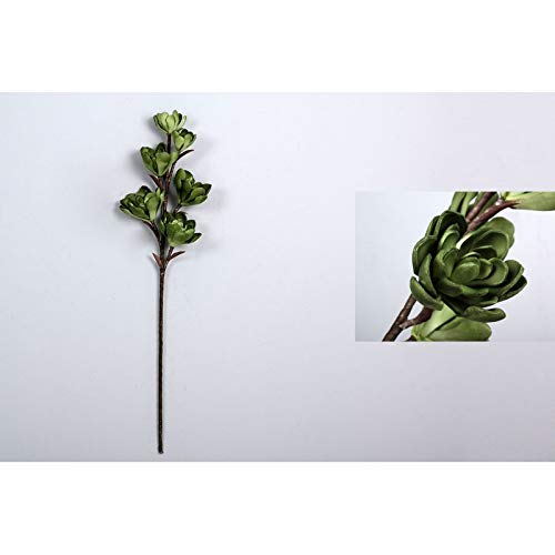 Flores Artificiales, Foam, Verde, 20 x 10 x 92, 6 Unidades