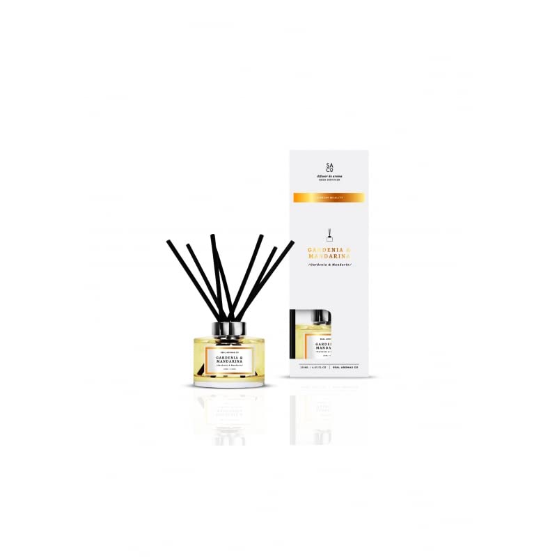 Ambientador Mikado Premium Jazmin y Roble 120 ml, Difusor de Aroma Fresco de Larga Duracion