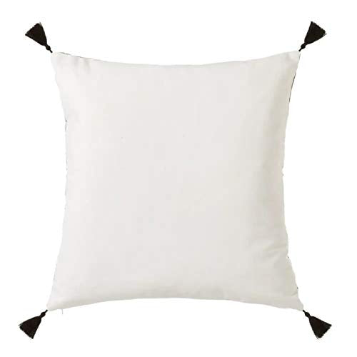 Juego de 2 Cojines Bono Negro Blanco 45x45 cm