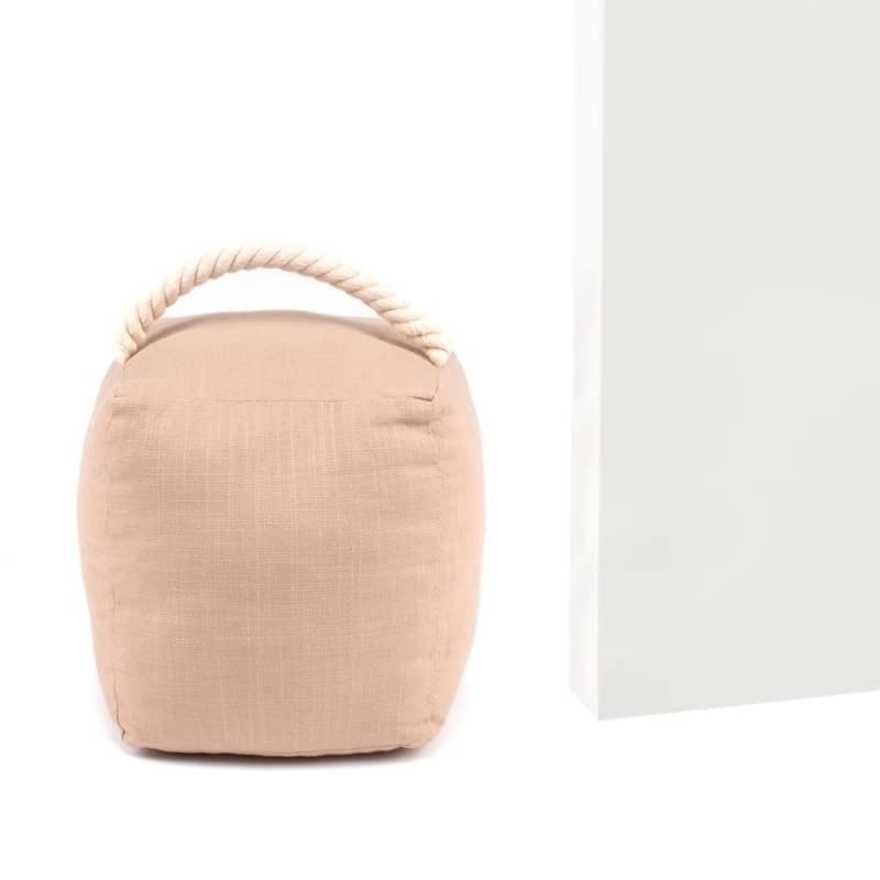 Sujetapuertas Decorativo de Tela Beige