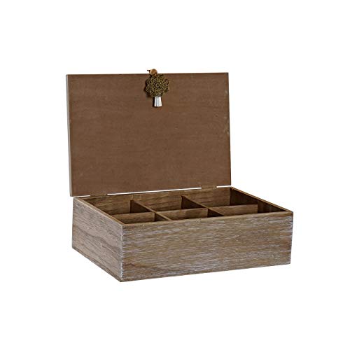 Caja de Madera Mango Mano Fatima con separacion