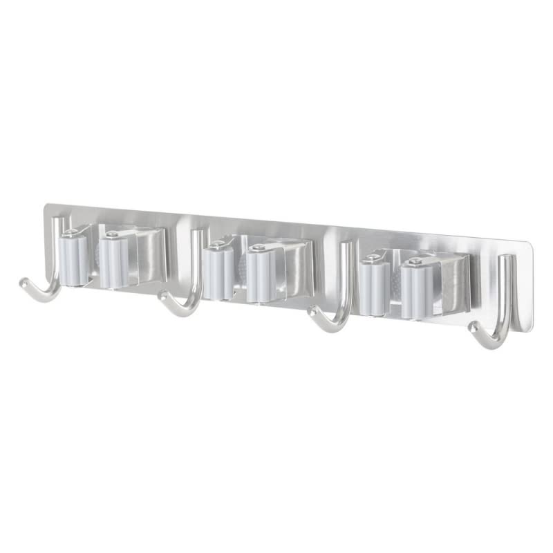 Juego de 2 Sujeta escobas Simple con Adhesivo 3M Compact