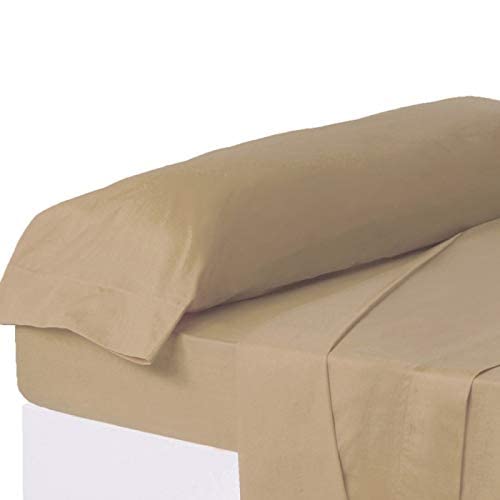 Funda de Almohada Cama 90 Beige 110 x 45 cm
