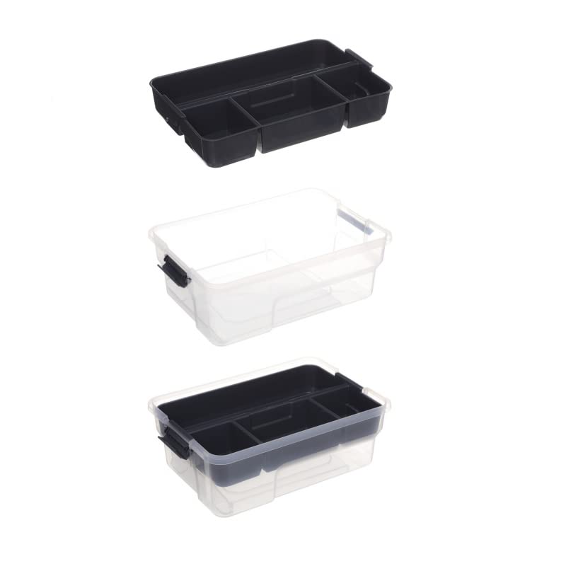 Caja de Almacenamiento con Compartimentos Plástico Desmontable Organizador Multiuso