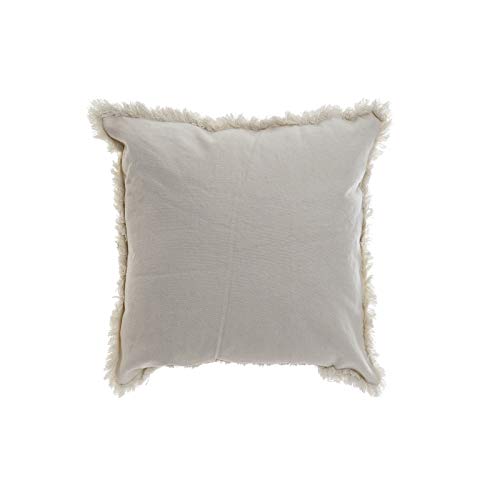 Juego de 3 cojínes Colores de Algodon con Flecos 45x45 cm