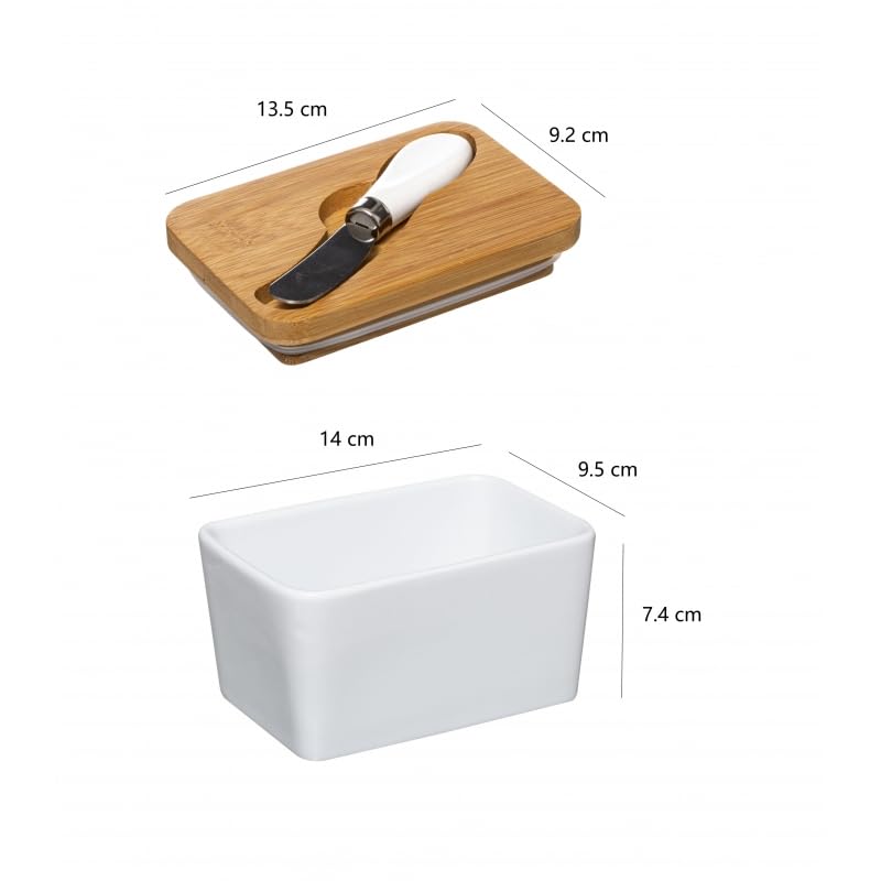 Juego de aceitera, vinagrera, salero y pimentero porcelana blanca con bandeja bambu - Juego Aceitera…