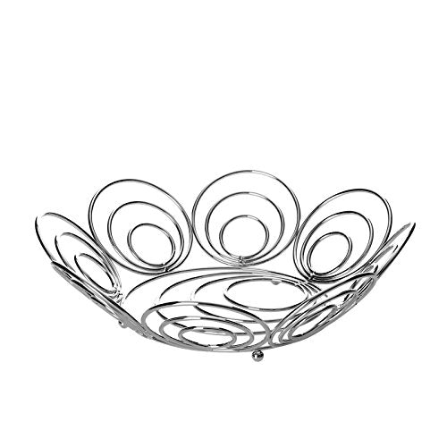 Frutero hierro cromado 31,50 x 31,50 x 8 cm