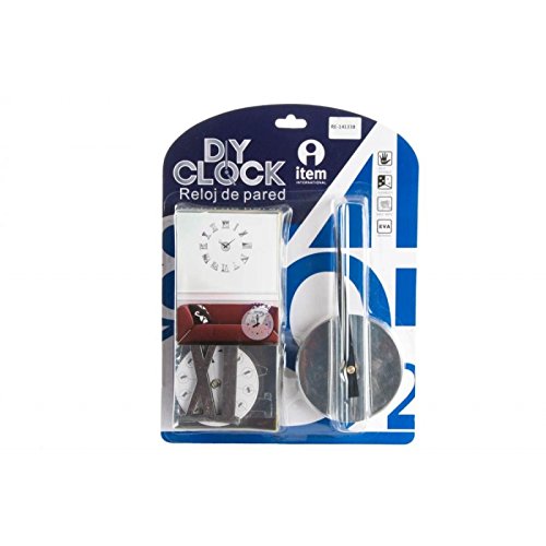 Reloj de Pared eva Acolchado Plata 60x60 cm