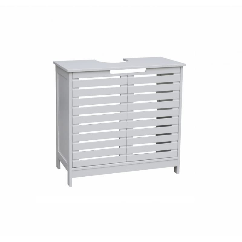 Mueble Bajo Lavabo de Blanco Armario Mueble Baño Bajo Lavabo Minimalista (Minimalista)