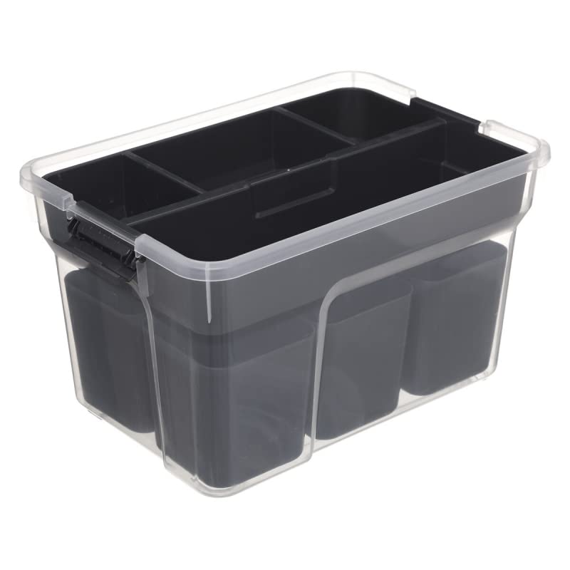 Caja de Almacenamiento con Compartimentos Plástico Desmontable Organizador Multiuso