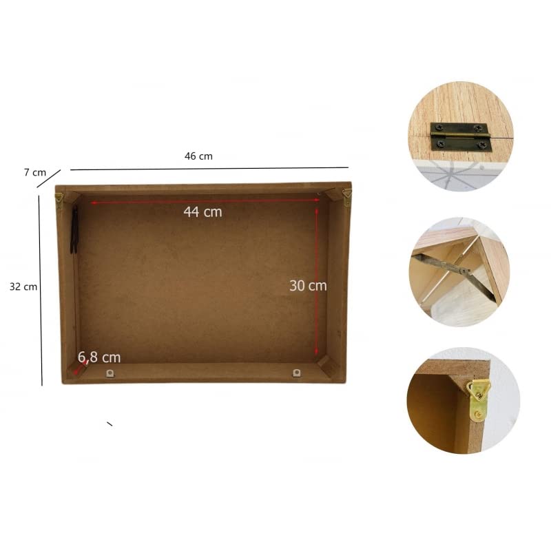Tapa Contador de luz Cubre Cuadros electricos Buda Lienzo Canvas Madera