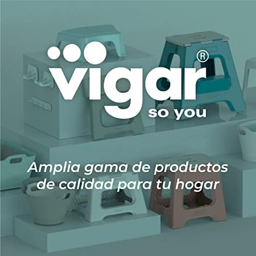 Taburete Plegable - Modelo Compact - 40 cm de Altura - 80% Plástico Reciclado - Cocina, Baño y Camping - Resiste hasta 150 kg