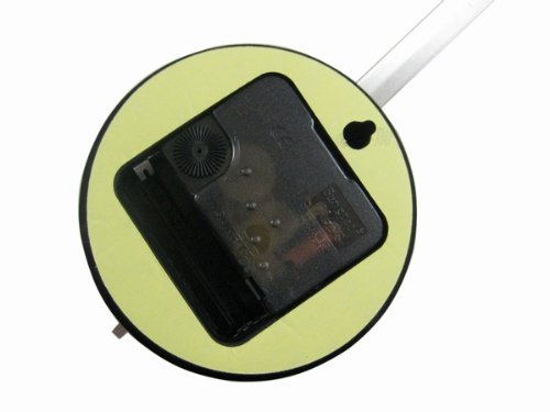Vococal - Reloj de pared con números adhesivos - Color negro - Moda DIY Reloj de pared