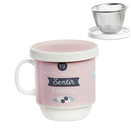 Taza con Filtro Moderno Flamenco con Frases