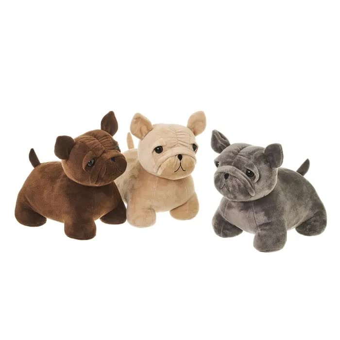 Sujetapuertas Tope Puerta Peluche Bulldog 28x23x14 cm
