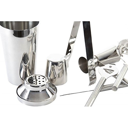 Set 7 Piezas Coctelera Coctel Coctail Agitador Batidora