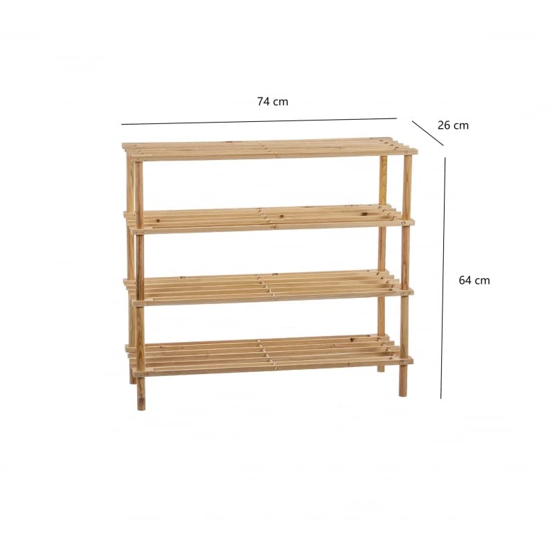 Zapatero Organizador de Zapatos de Madera Estante Muebles Zapatero Entrada Zapatero