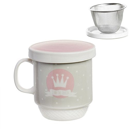 Taza con Filtro Corona Gris