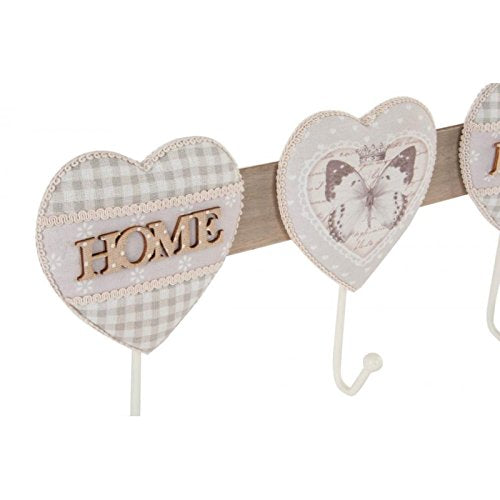 Perchero de Pared Madera Home de 3 Colgador para Decoracion France