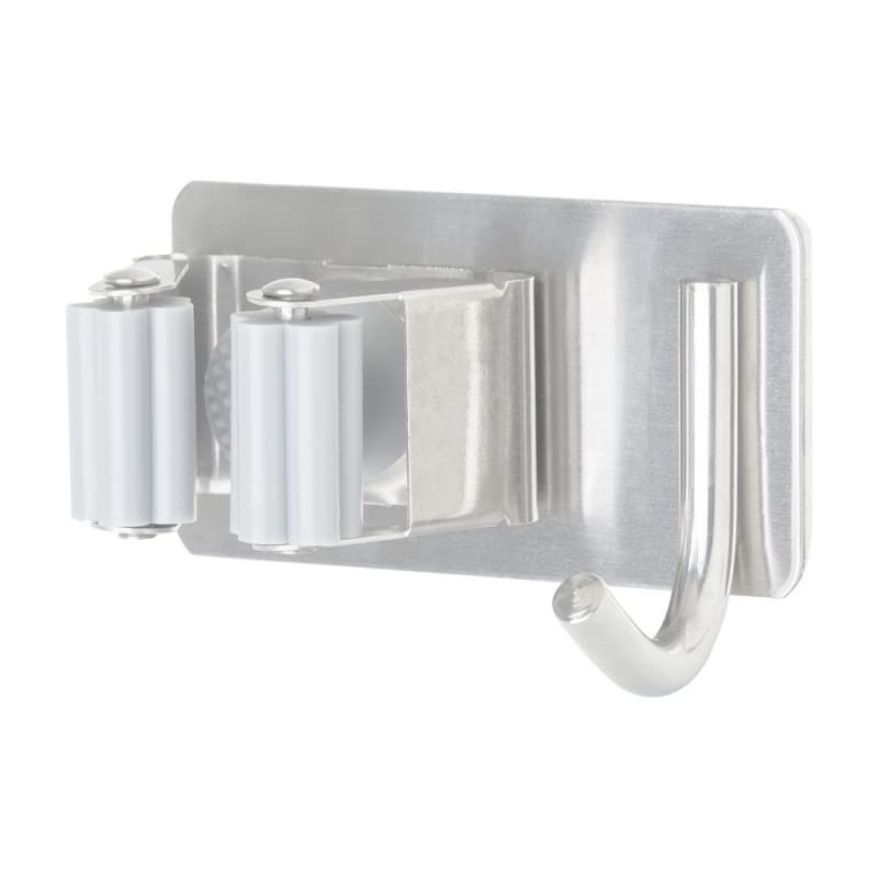 Juego de 2 Sujeta escobas Simple con Adhesivo 3M Compact