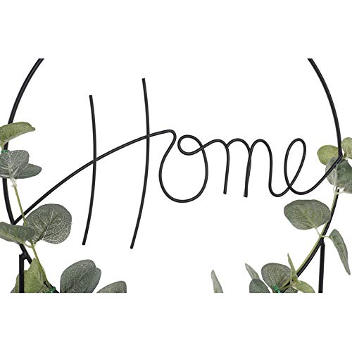 Set 2 Decoracion Metal Colgante con 4 Ganchos para hogar Welcome Home