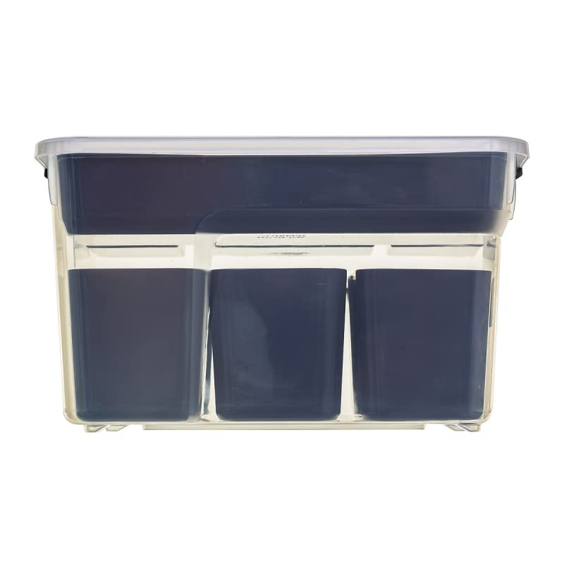 Caja de Almacenamiento con Compartimentos Plástico Desmontable Organizador Multiuso