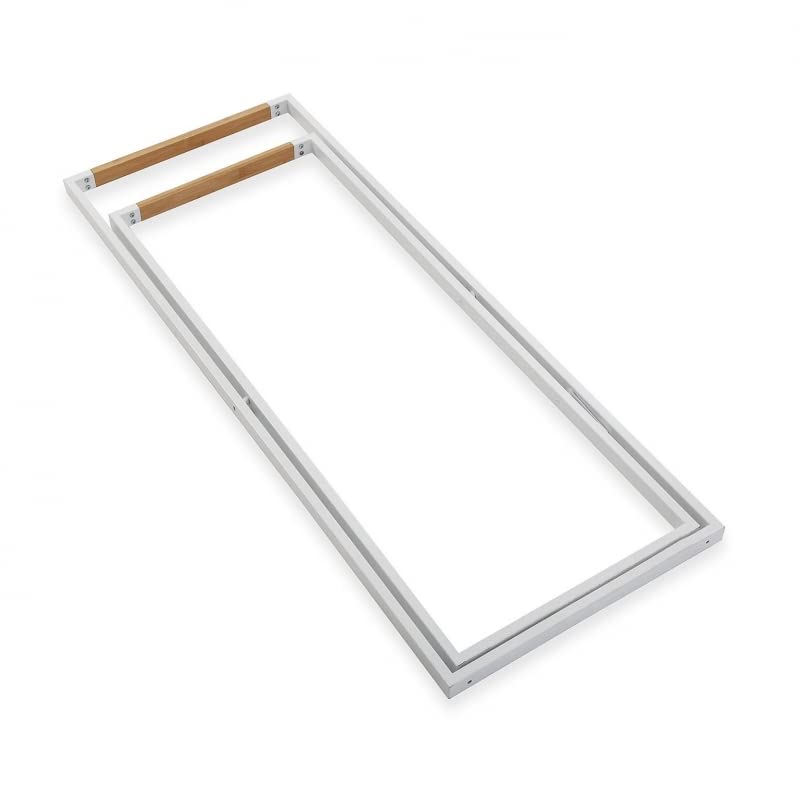 Toallero Metal con Madera bambú Estilo Nordico Plegable