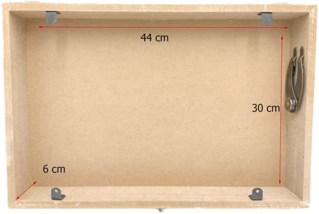 Tapa Contador de luz Cubre Cuadros electricos macetas Lienzo Madera 46x31x6 cm (A)