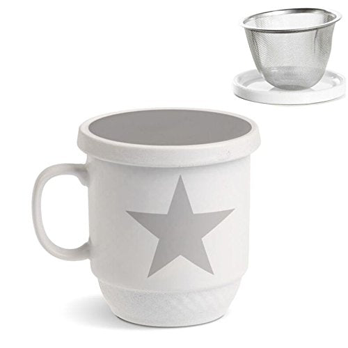 Taza con Filtro Estrella Gris